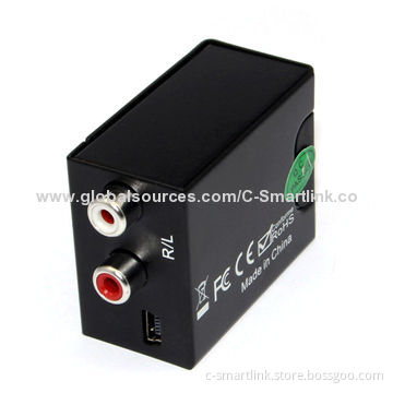 Digital to Analog Audio Converter, Ease-to-install, Compact Sizes and Lightweight